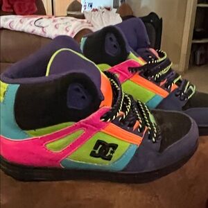 DC Kids' Colorful High-Top Sneakers